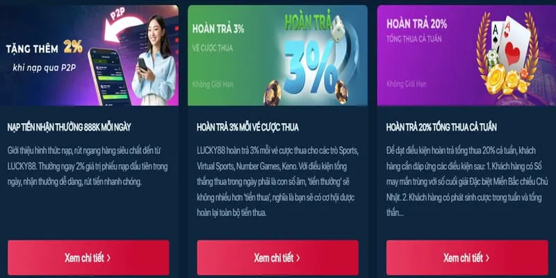 Thưởng nạp lại hàng ngày/tuần i9bet128